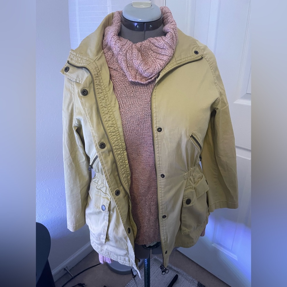 Peck & Peck M Yellow Lightweight Casual Wear Jacket Women’s